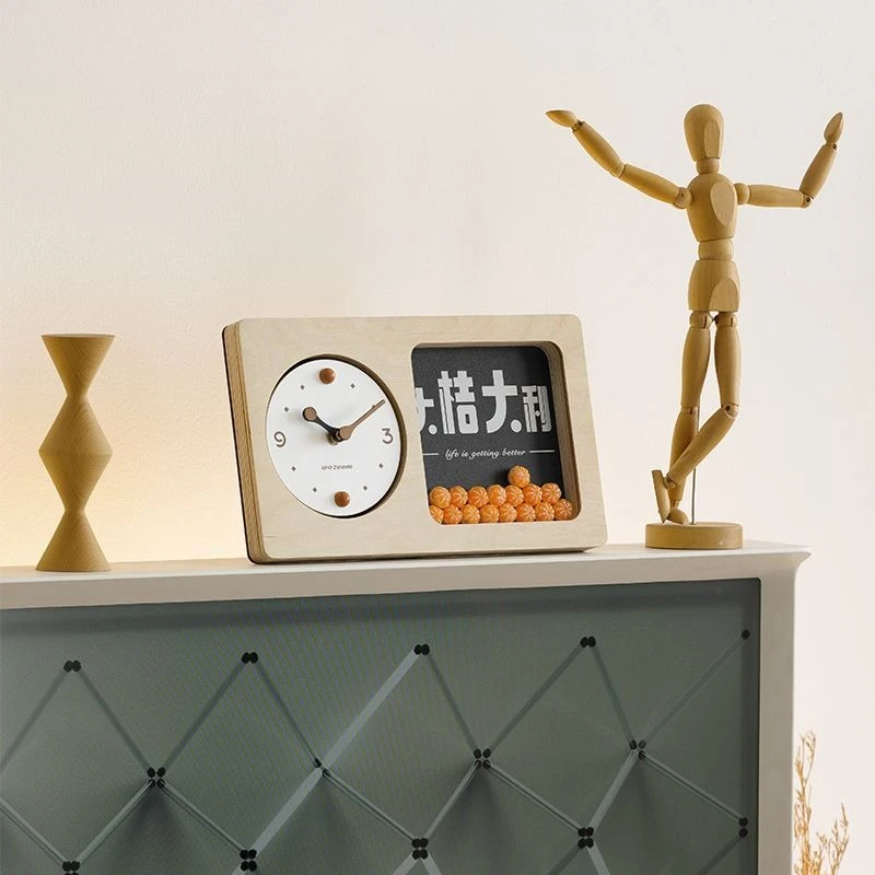 

Living Room Clock - Elegant Console Decor for Entryway Display