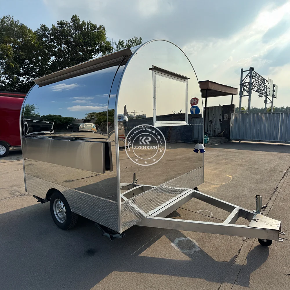 

Уличный концессионный прицеп для еды, мобильный грузовик для фаст-фуда с полным оборудованием, мобильные грузовики для ресторанов, торговая тележка для еды