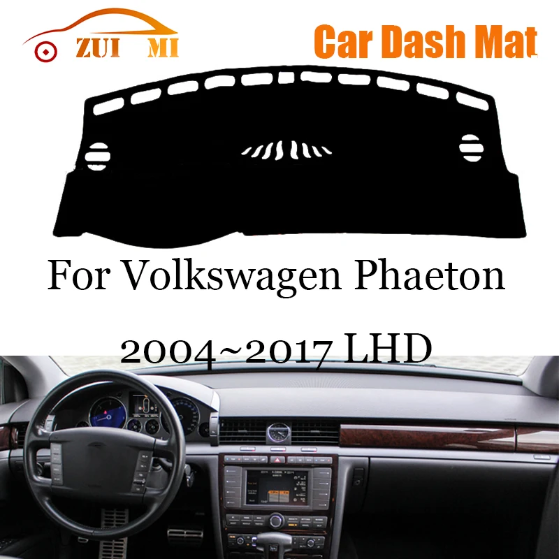 

ZUIMI Dashboard Cover Dash Mat Dashmat For Volkswagen Phaeton 2004~2017 LHD RHD Dash Board Cover Pad Sun Shade