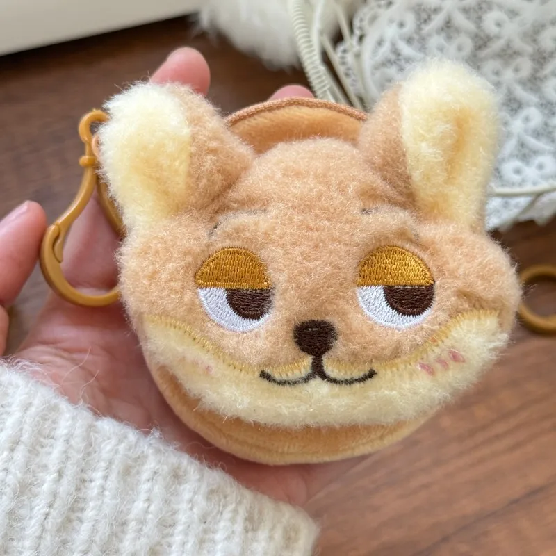 Für Zootopia2 Plüsch-Schlüsselanhänger Spielzeug Nick Wilde Judith Laverne Hopps Plüsch-Geldbörse Charm Cartoon-Taschenanhänger Weihnachtsgeschenk