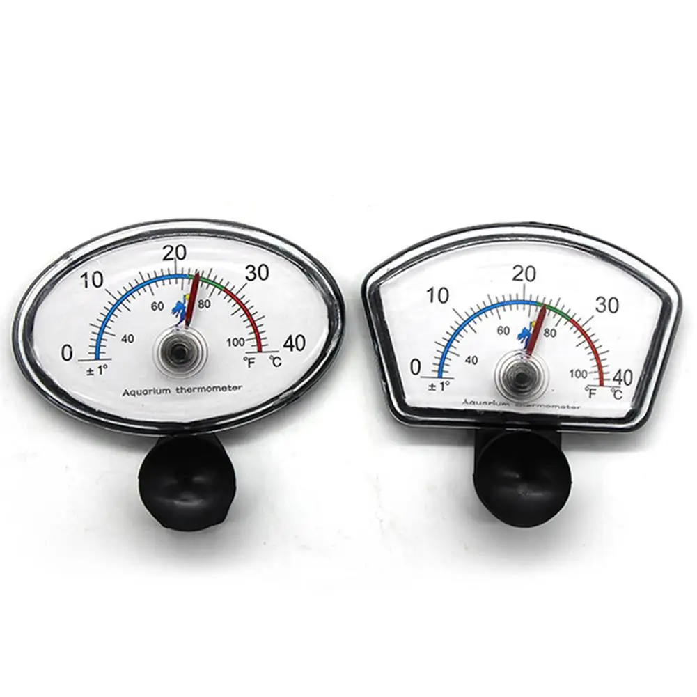 Puntero de termómetro ultrasónico, medidor de temperatura de tanque de peces de acuario de alta precisión con ventosas, accesorios