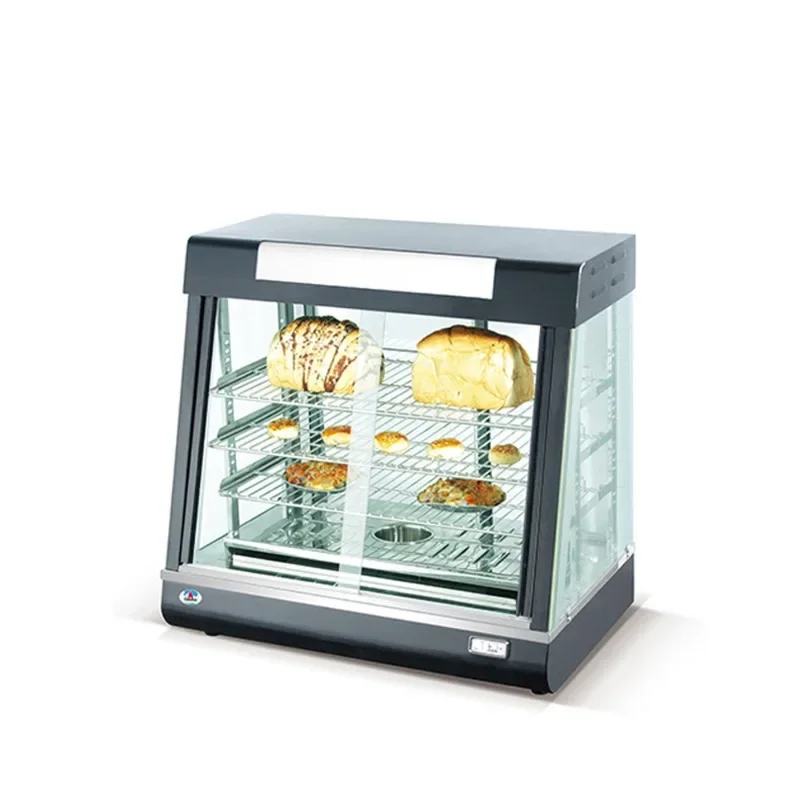 Hotel buffet: insulated display cabinet, food dessert display cabinet, with light box, catering equipment