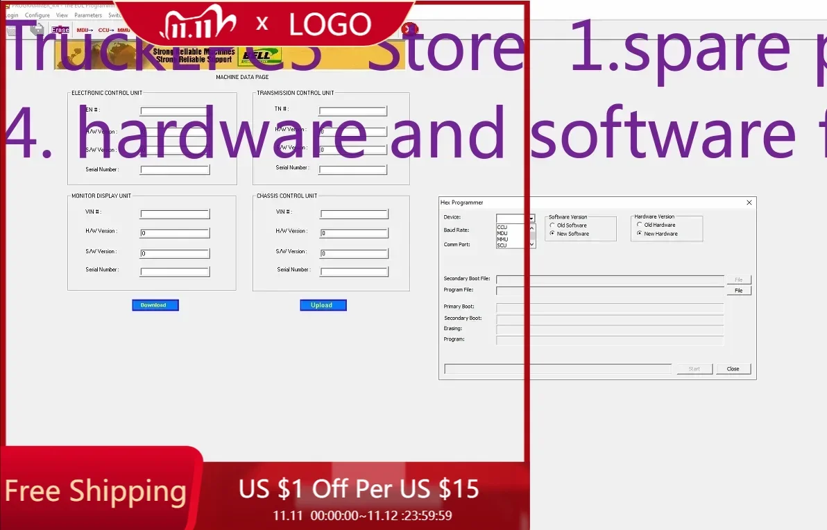 

TruckEPC3 Bell EOL Version 4.4 Programming Software