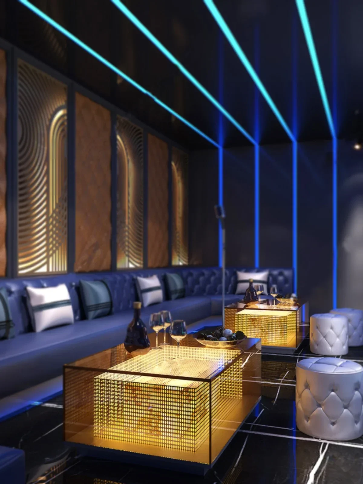 

Барный стол KTV, кофейный специальный паб k, коробка для бара, кофе, нержавеющая сталь, закаленное стекло, индивидуальный завод