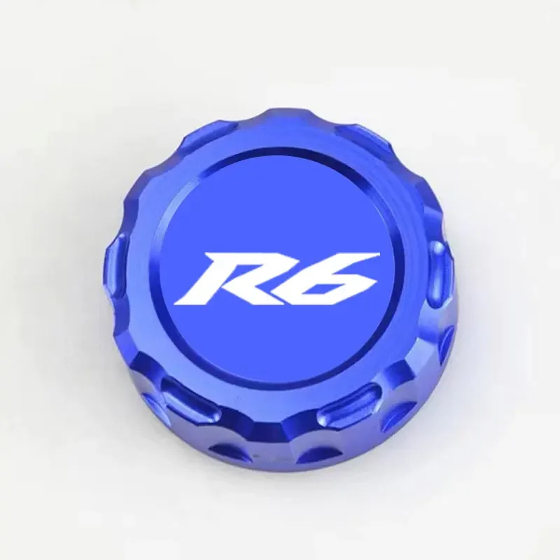 For Yamaha R6 YZF-R6 R1 YZF-R1 Motorcycle CNC accessories Rear brake Fluid Cylinder Master Reservoir Cover Cap