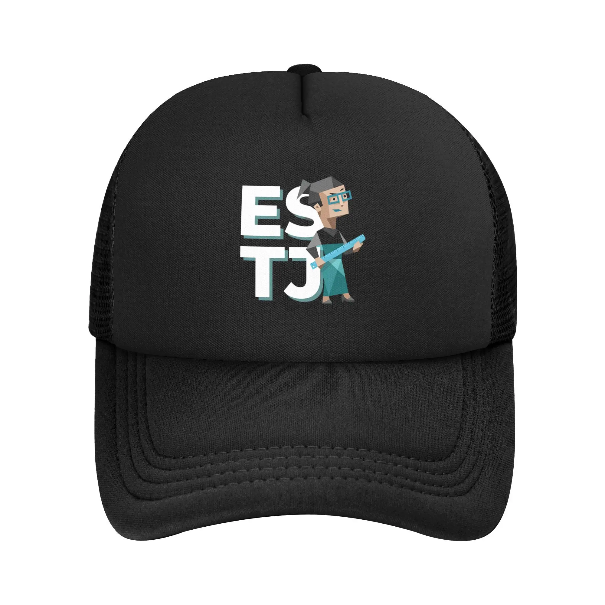 

ESTJ mbti myers-briggs peronality Foam Trucker Hat Unisex Breathable Cooling Mesh-Back Golf Hat Cap Casual Sun Hat Adjustbale