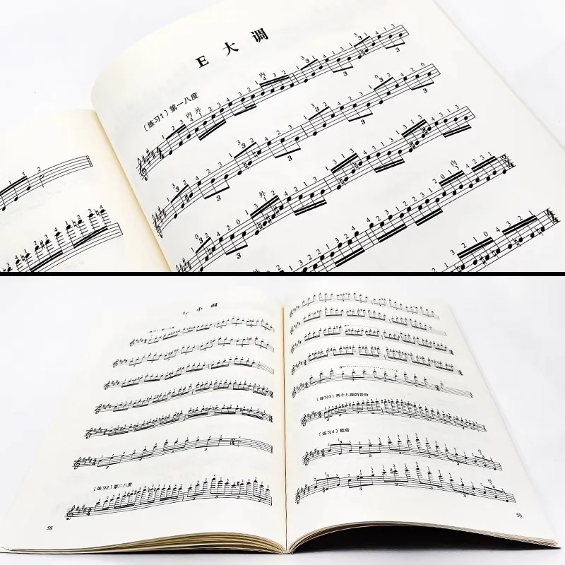Erhu Scale System & Daily Exercises Music Playing Book