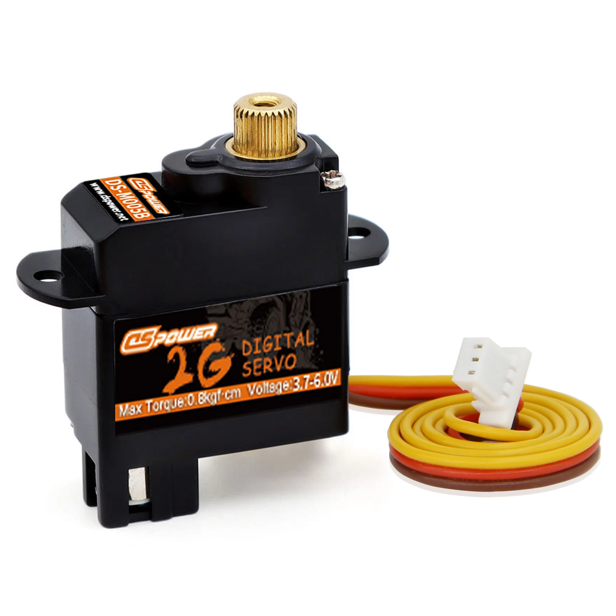 DSpower 2g Metall/Kunststoff Getriebe JR/JST Stecker Wasserdicht Mini Micro Digital Servo für RC Auto Starrflügel Flugzeug Hubschrauber Roboter Spielzeug – Detail 18