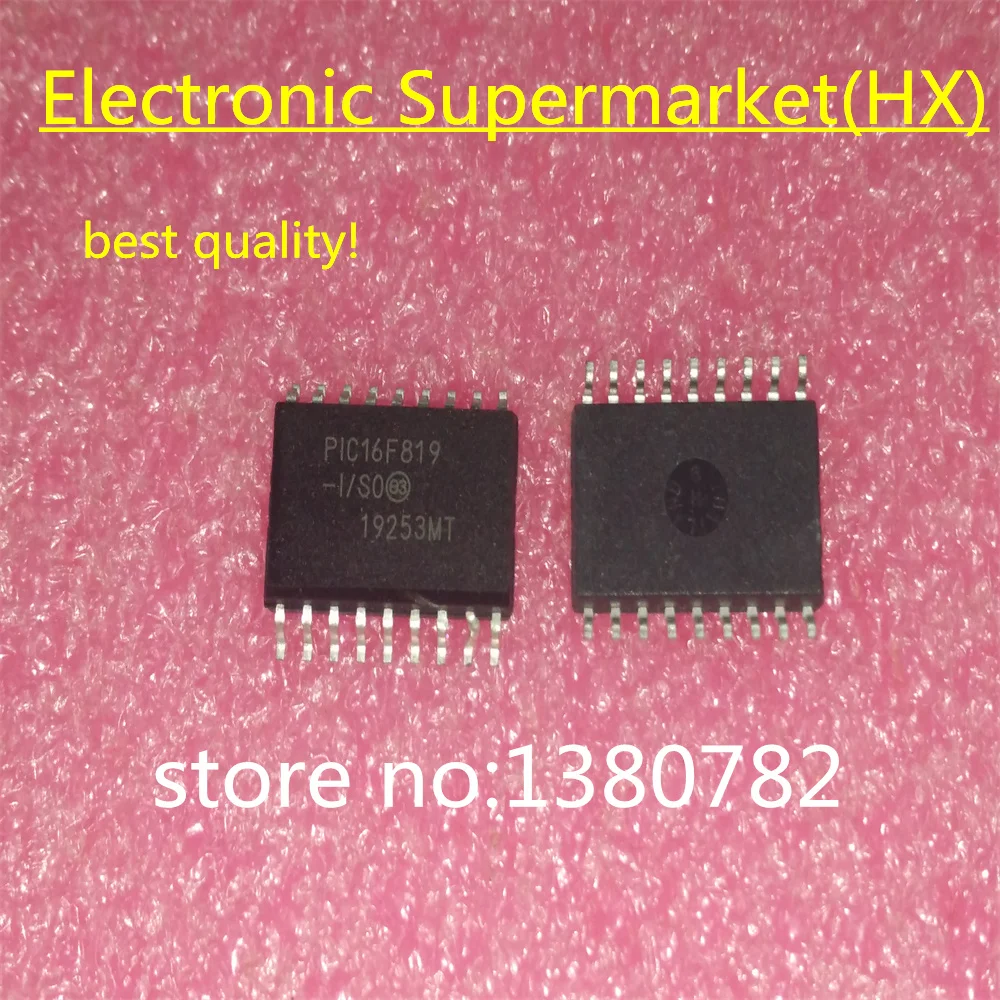 

Free Shipping 10pcs-100pcs PIC16F819-I/SO PIC16F819 SOP-18 New original IC In stock!