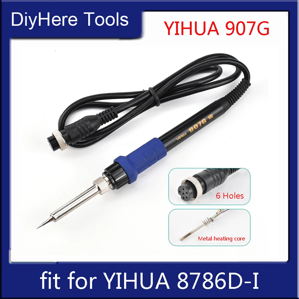 6 Holes YIHUA 907G 45W Soldering Iron Handle For YIHUA 8786D-I Series