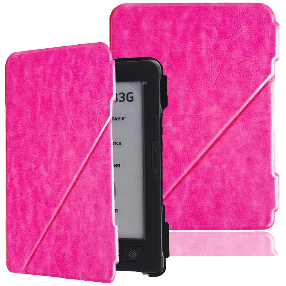 New Style Leather Case For Digma e64 e64M e64mG E-Ink Carta Ebook Reader Easy Folio Pocket Cover Protective Ultra Thin Shell