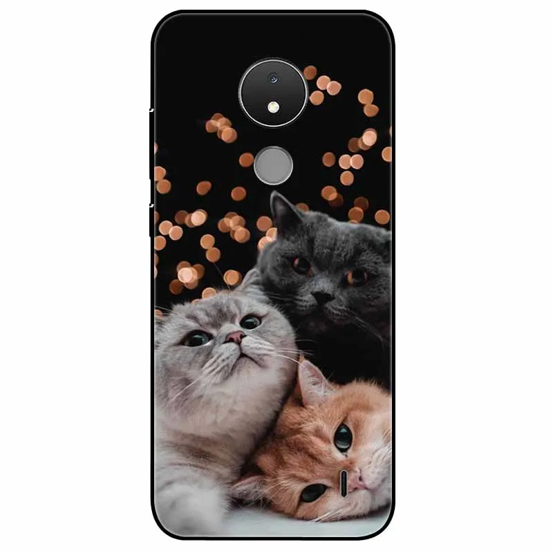 For Nokia C21 Case C 21 Silicone Landscape Space TPU Soft Funda Coque for NokiaC21 Protective Cool Bumper Cases for Nokia C 21