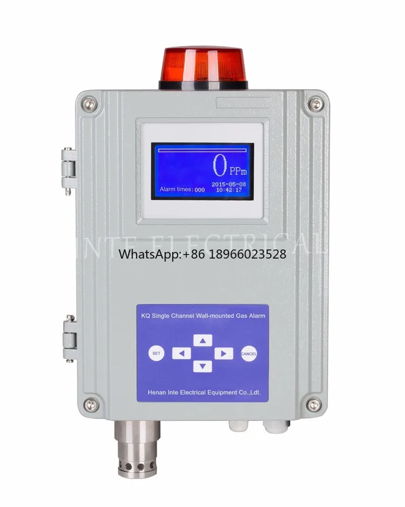 Chlorine gas alarm wall mounted gas detector for CL2 leakage monitoring