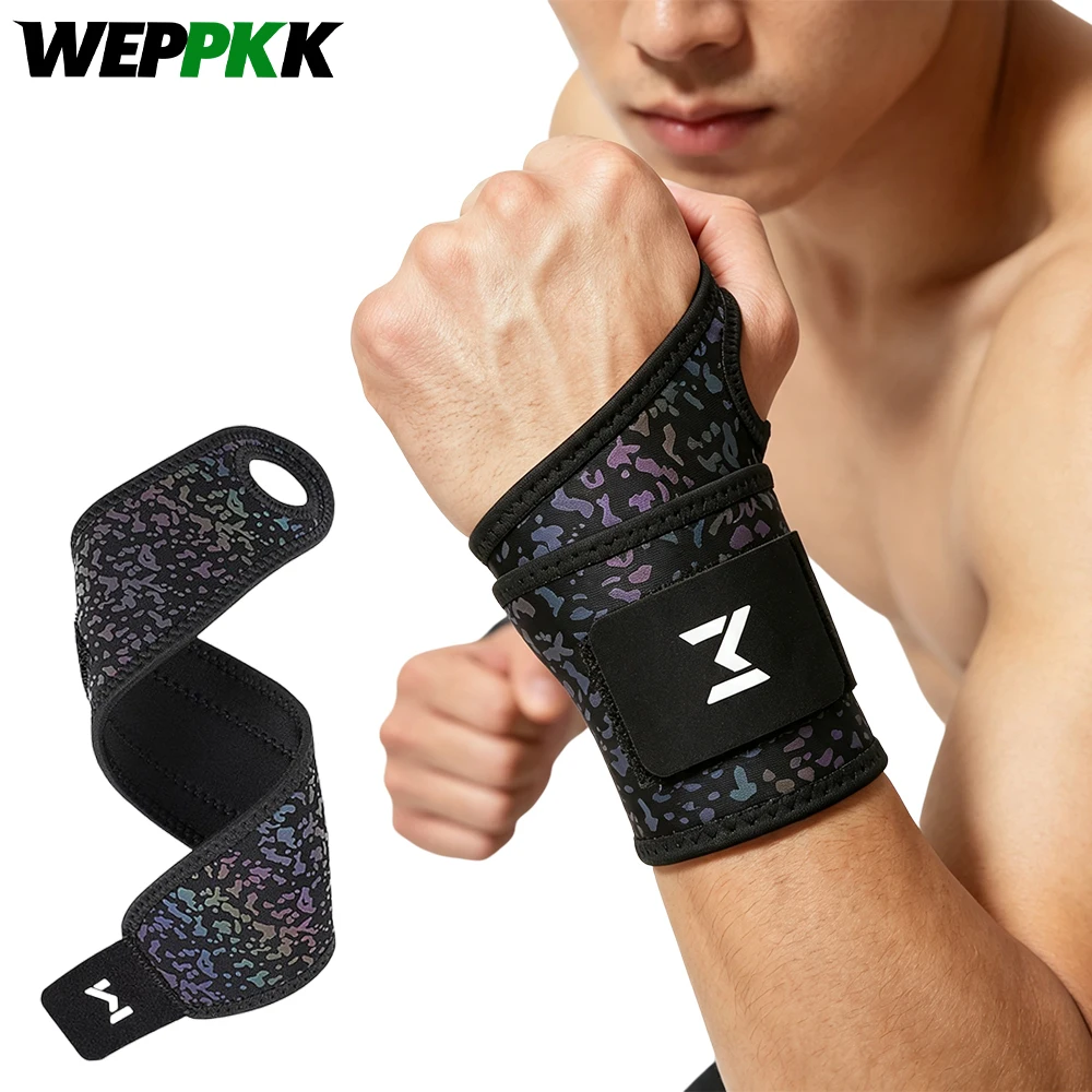1/2 Stück Reflektierende Kompressions-Handgelenkbandagen, Verstellbare Handgelenkstütze, Sport-Handstabilisator, für Männer und Frauen, Fitness, Laufen, Radfahren