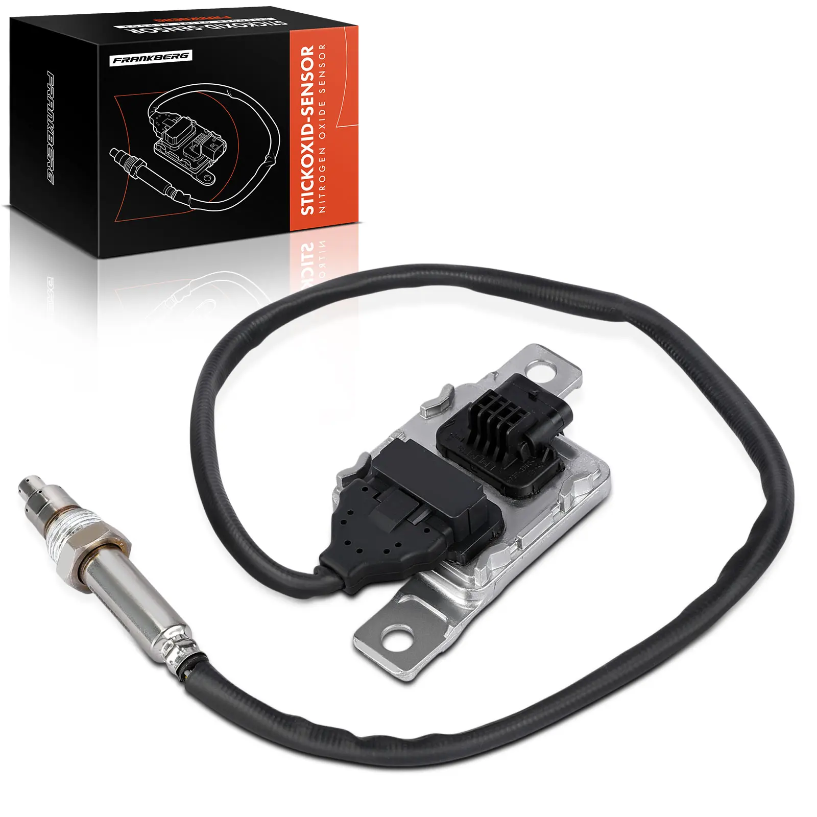 Frankberg 1x Nox Sensor Stikstofoxide Lambda sonde na roetpartikelfilter voor VW Touareg CR7 RC8 Audi Q7 Q8 4M_4M0907807AK