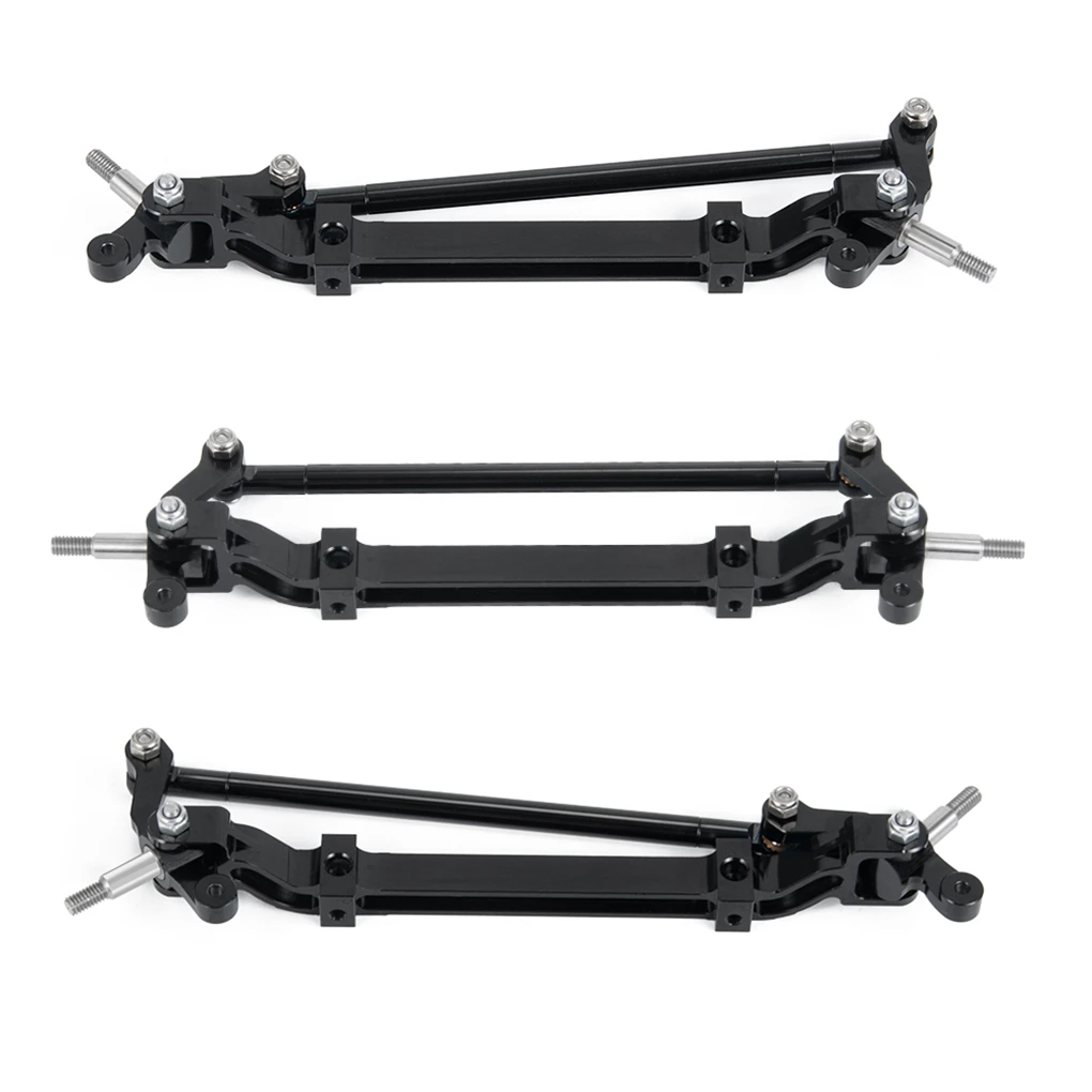 

RCGOFOLLOW Metal High Precision Steering Servo Saver Complete For 1/14 Rc Steering Servo Saver Complete LMT 4WD Black