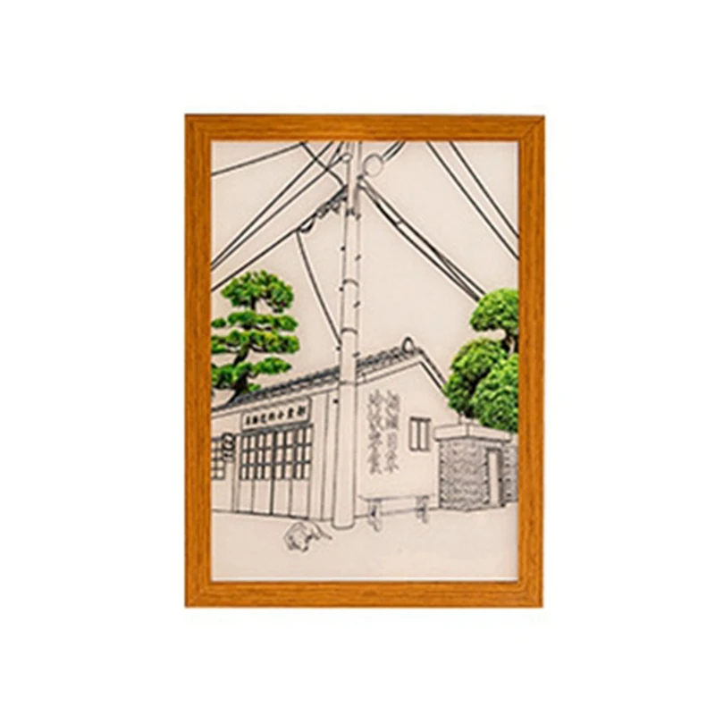 Light Painting LED Night Light Bedside Lamp Atmosphere Table Lamp Wall Decor Bedroom Gift