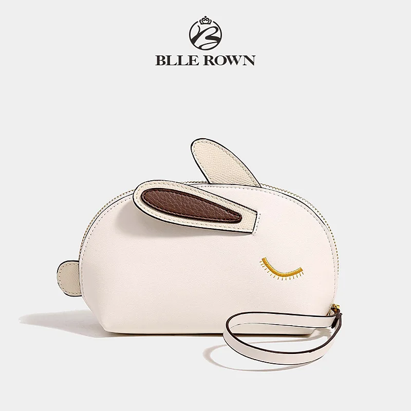 

Trendy 2025 Rabbit Pouch, Stylish Wrist Bag for Phone & Keys, Kawaii Animal Print Clutch, Compact Crossbody Bag for Women
