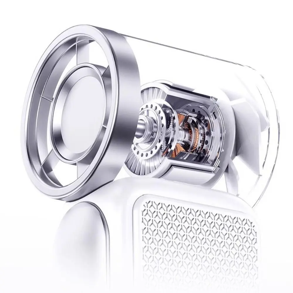 6 Gear Wind Mini Portable Fan Air Turbo Tech Adjustable USB Rechargeable Fan LED Display Ultra-quiet Handheld Turbo Fan Outdoor