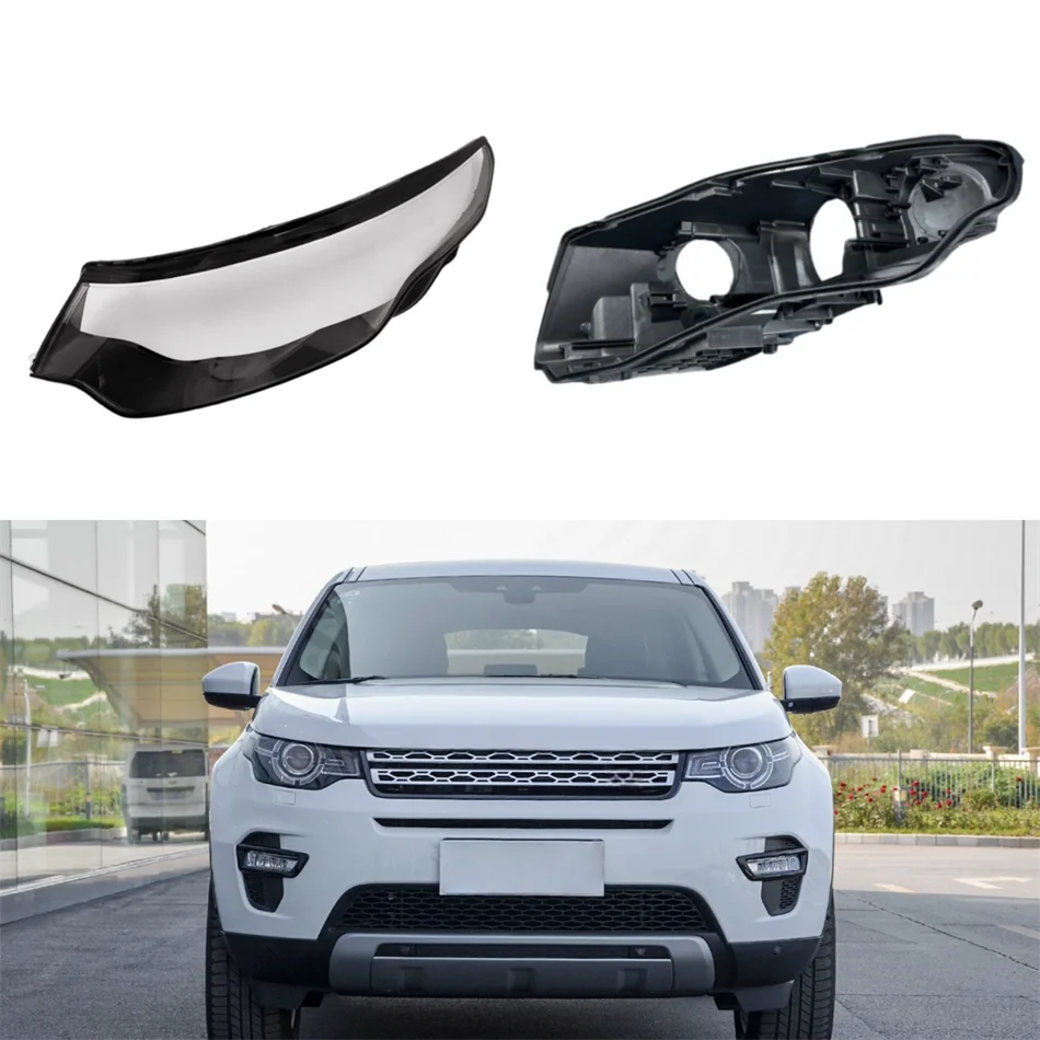 

For Land Rover Discovery Sport 2015 2016 2017 2018 Car Accessory Base Head Lamp Shell Headlamp Bracket Lampcover Caps