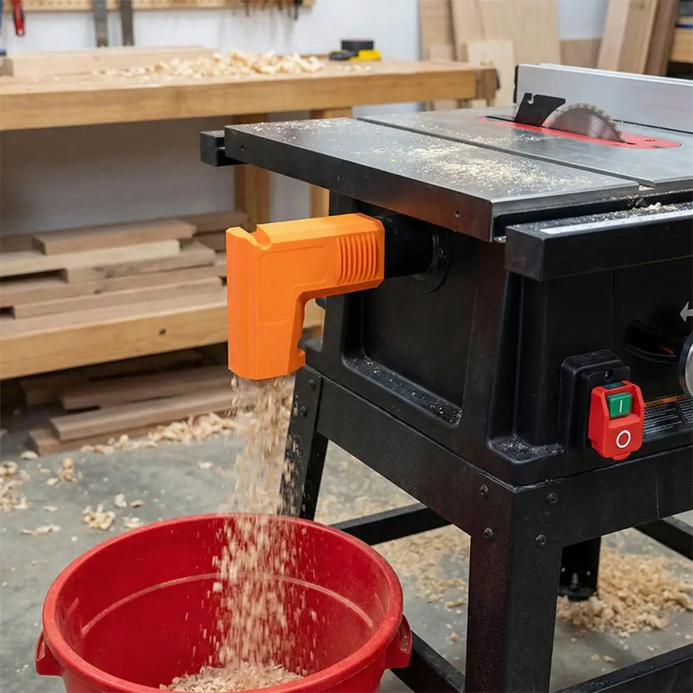 Impact-resistant Dust Adapter, Easy Install Dust Collector Table Saw Collector Adapter DIY Dust Collection Tool