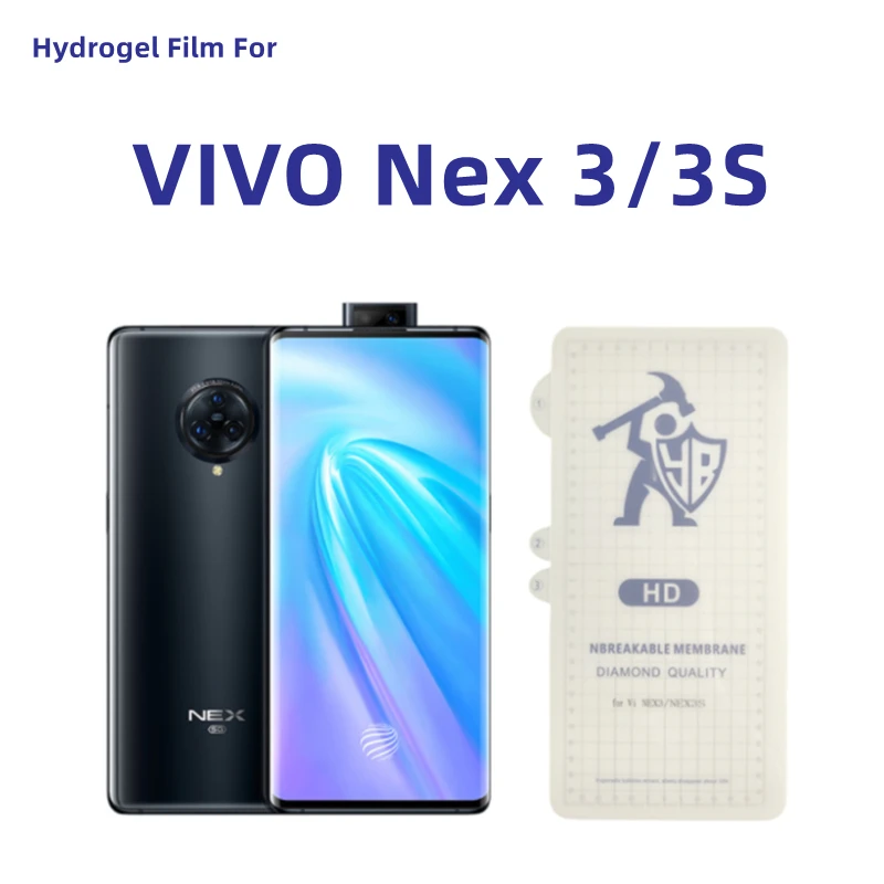 

3 шт. прозрачная гидрогелевая пленка для VIVO Nex 3S Защитная пленка для экрана VIVO Nex 3 HD Защитная пленка без закаленного стекла
