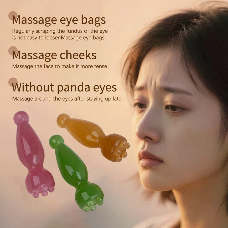 

Smooth Face Massage Tools Resin Gua Sha Face Skin Care Massage Sticks Lotus Seedpod Shape Massager Facial Physiotherapy Tool