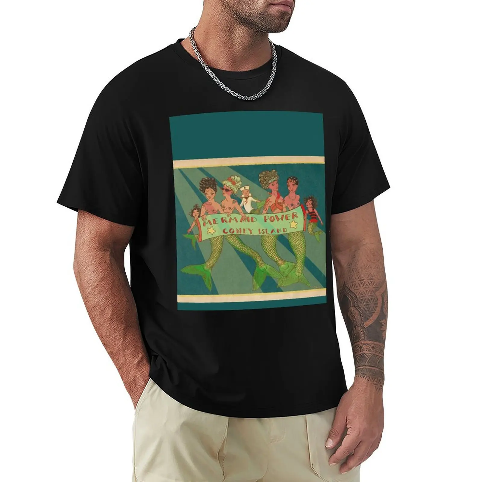 

Mermaid Power! T-Shirt T-shirts oversize plus size tops Louboutins oversized t shirt men