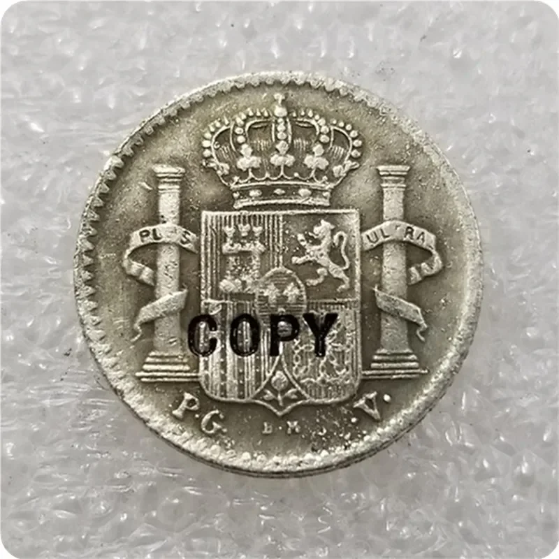 1896 PUERTO RICO 5 CENTAVO COPY coin Challenge Pocket Coins Christmas Gifts