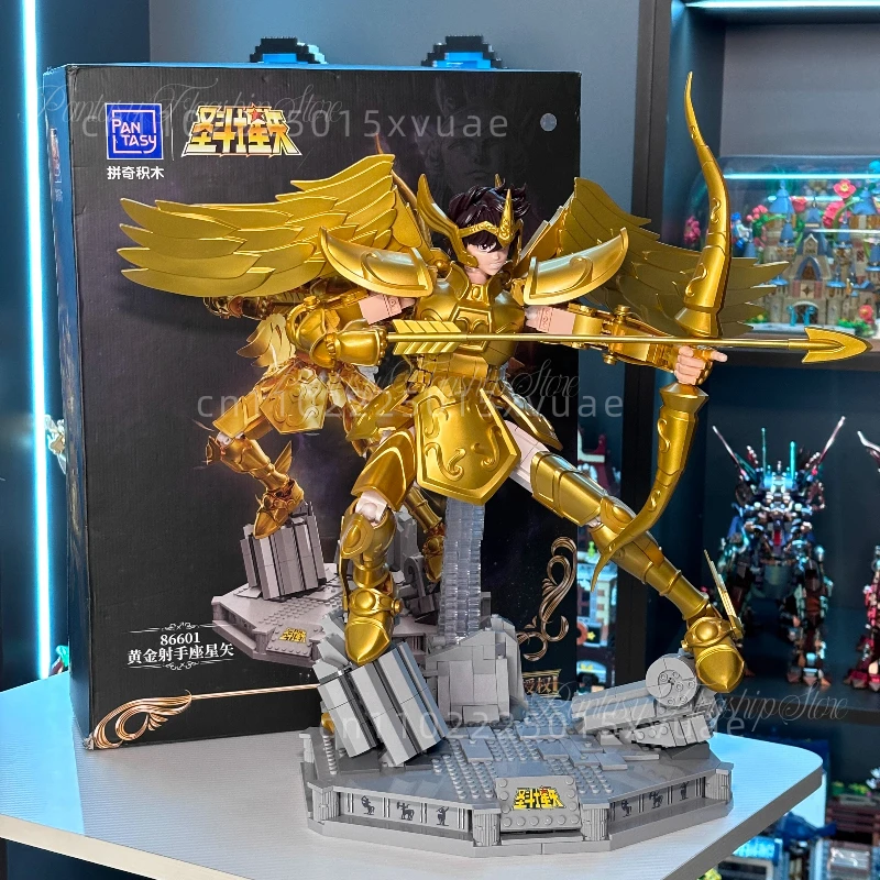 

Pantasy Saint Seiya, строительные блоки, Стрелец, аниме, сборная модель, коллекция игрушек, фигурка, украшение для рабочего стола, рождественские подарки