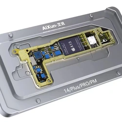 Aixun-BGA Stencil Reballing Kit for iPhone 14/14 Plus, 14 PRO MAX Motherboard, Middle Frame Planting Tin Platform, Z14, 4 in 1