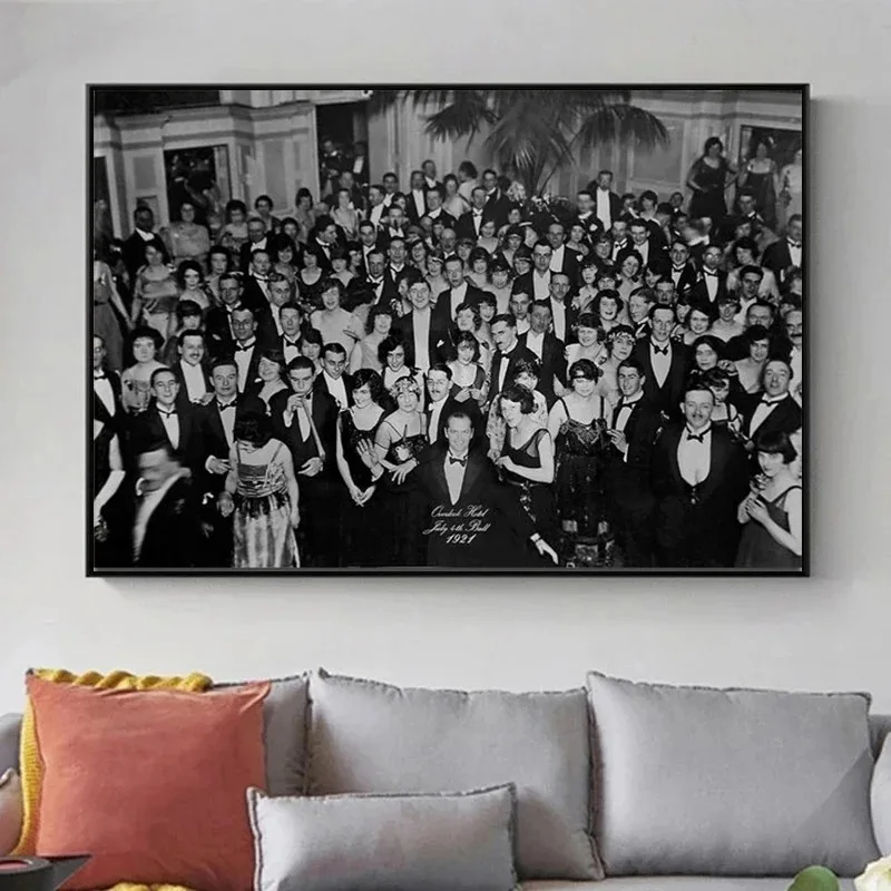Póster de pintura en lienzo de película, nueva impresión artística de Giclée de 1980, Overlook Hotel Stephen King, imagen brillante para decoración para sala de estar