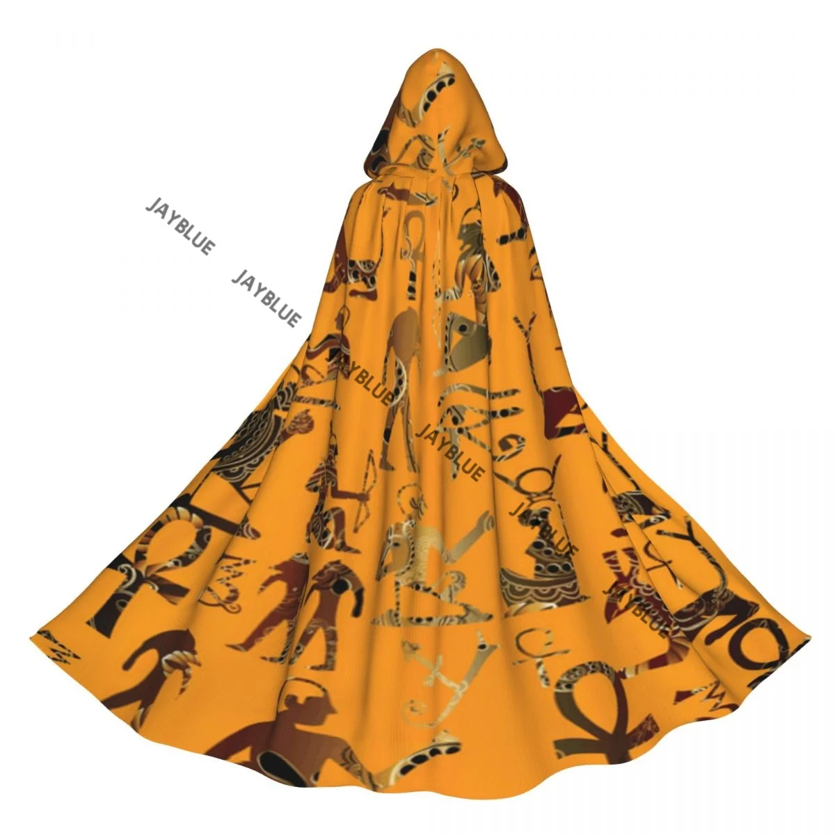 

Unisex Witch Party Reversible Hooded Adult Vampires Cape Cloak Egyptian African Ethnic Tribal