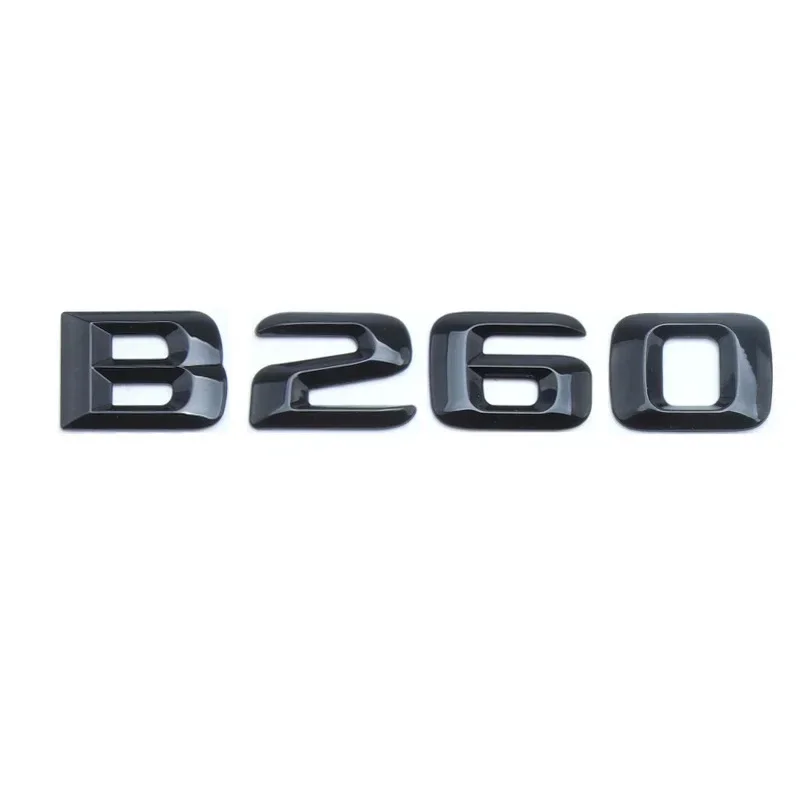 ABS Black Car Trunk Letters Stickers A180 A200 A260 B180 B200 B260 Emblem Logo For Mercedes W176 W177 W246 W245 2015 Accessories