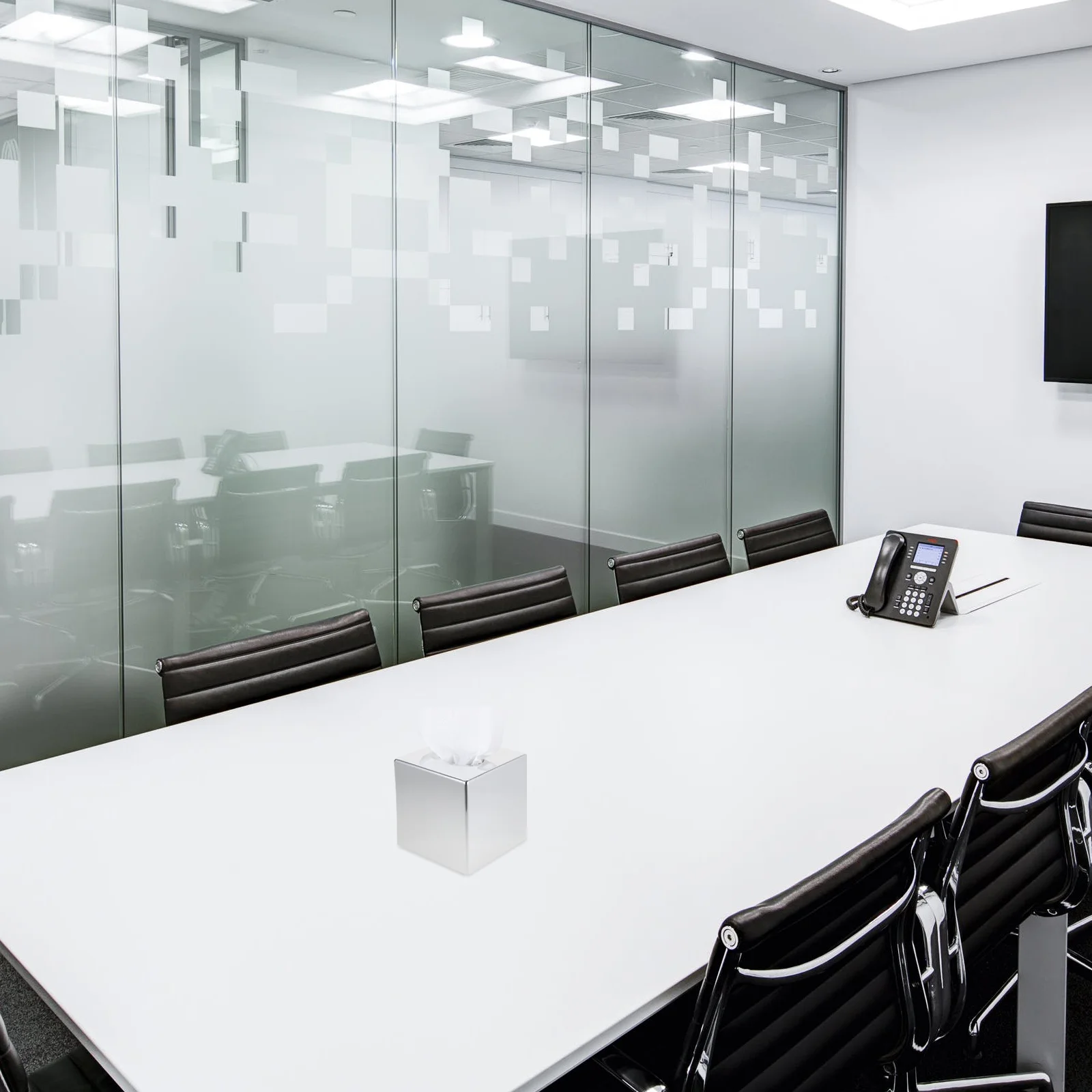 

Electroplated Plastic Household Tissue Box Decorative Napkin Box Holder Cover Dustproof Smooth Arc Design Tissue Storage