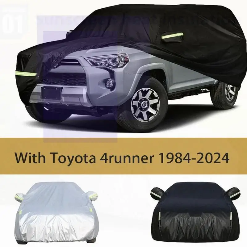 

For Outdoor Windproof Waterproof for Toyota 4runner 1984 2024 All Weather UV Protection Car Covers