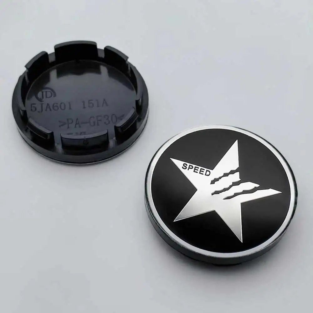 4 قطعة 56 مللي متر العالمي سرعة سباق شعار شعار سيارة عجلة مركز غطاء محاور يغطي ملصق لسيارات BMW هوندا سيتروين هيونداي أودي #5