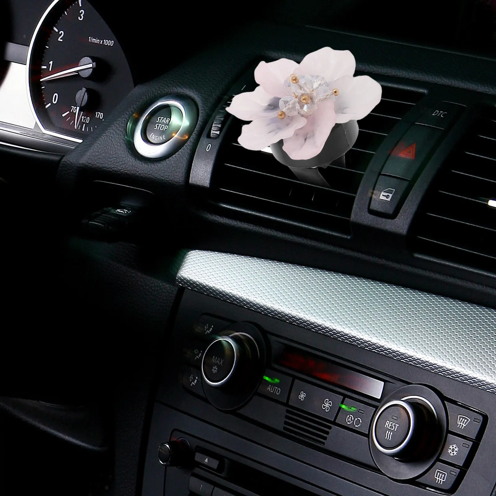 

Flower Car Clips Resin Freshener Car Air Vent Decoration Cute Perfume Auto Interior Accessory Flower Air Vent Clips