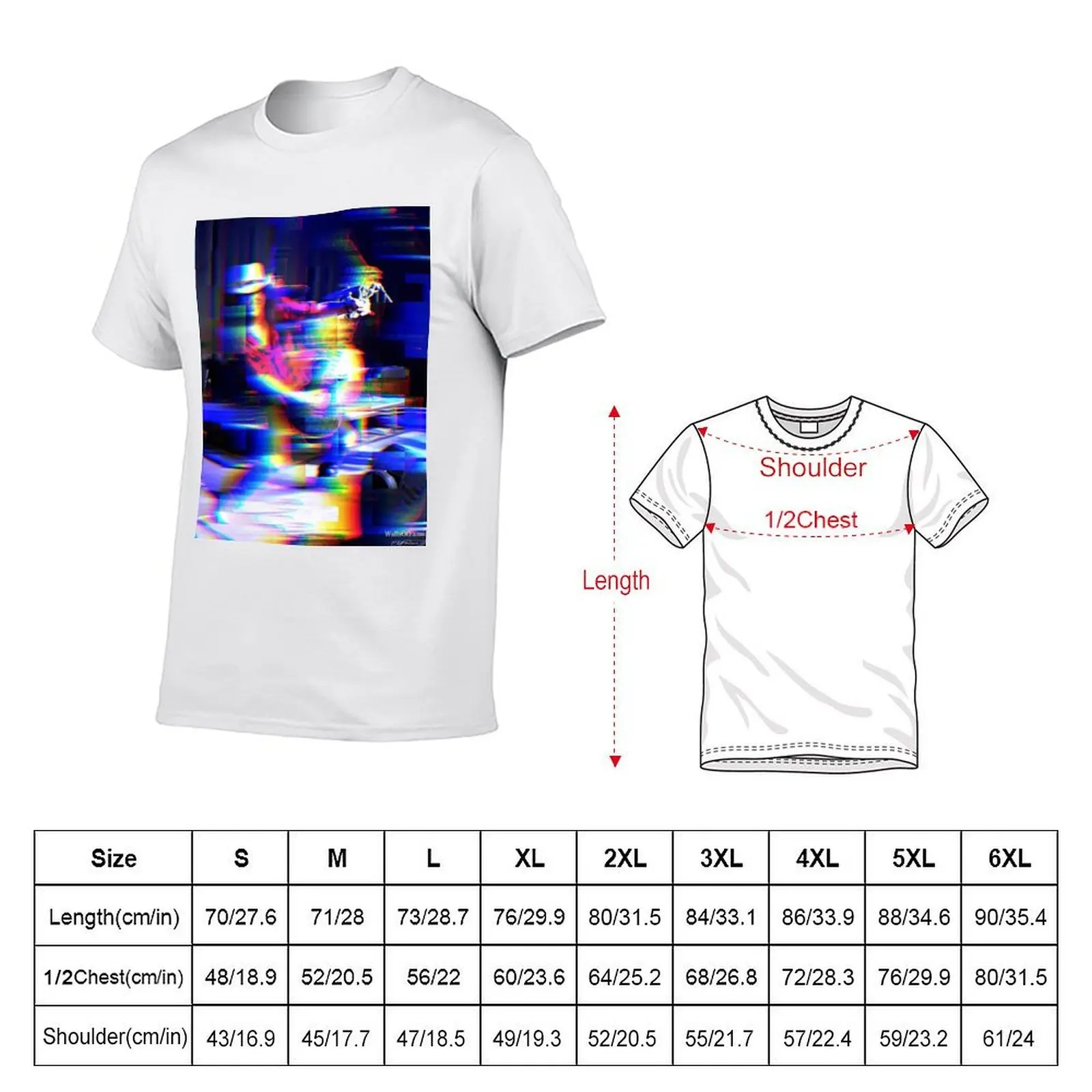 Impressionist Guitar Player. Fanart From WallsOfFame.com.au T-Shirt essential t shirt T-Shirt