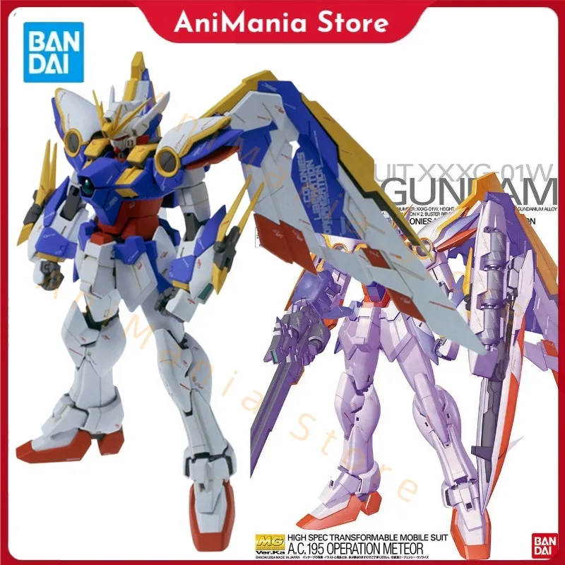 

Прямая доставка: Оригинальная коллекционная модель Bandai GUNDAM MG WING GUNDAM Ver.ka, сборная фигурка-игрушка для детей