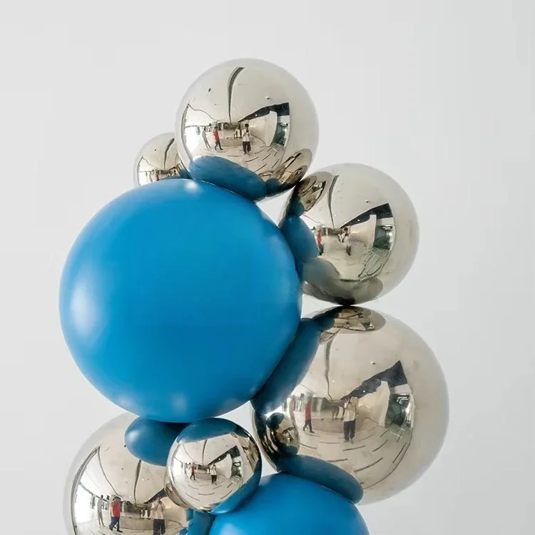 Home Decoration Metal Crafts Stainless Steel Combination Ball Sculpture