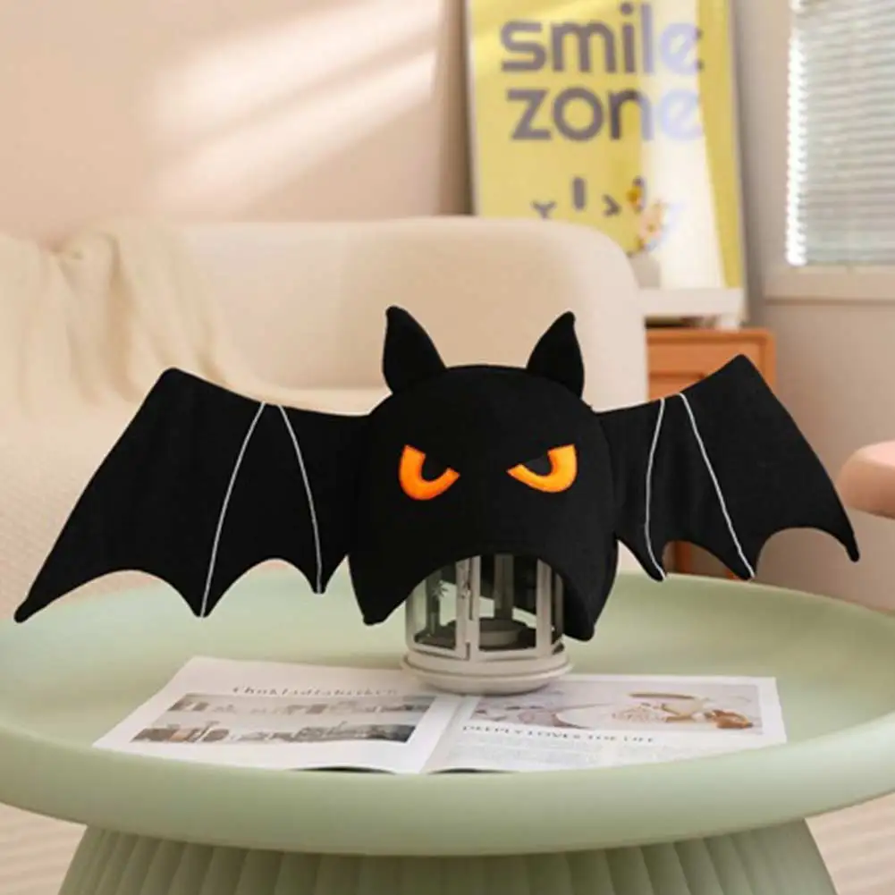 Bat Cosplay Plush Hat Cap Costume Accessories Cartoon Animal Headgear Prop Gifts Women Men Halloween Carnival Party Suits Props