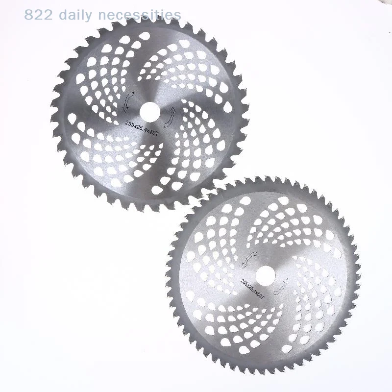 1PC Universal Lawn Trimmer Blade Head for Brush Cutter Lawn Mower 40/60 Teeth Garden Power Tool Accessories Weed Trimmer Blade view 3