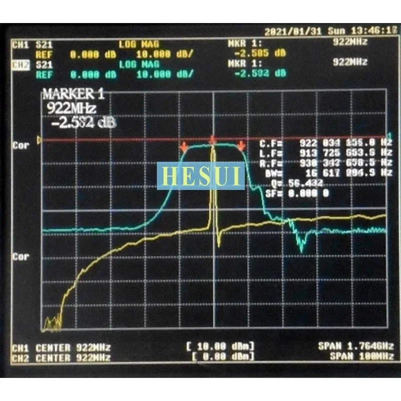BPF Filter RF 922.5MHz Module RFID dedicated SAW bandpass filter,920-925MHz,1dB bandwidth 5MHz Module Board