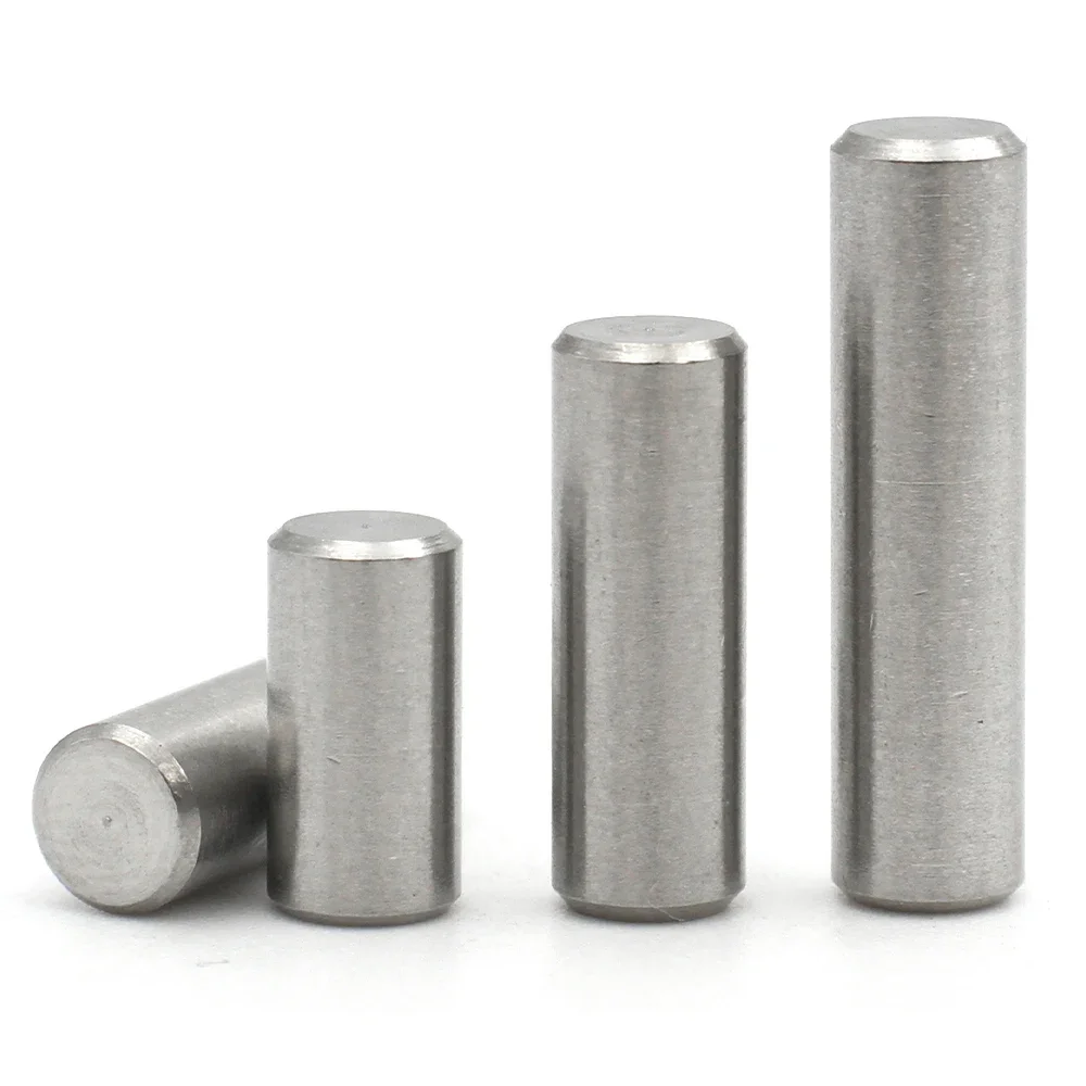 5-100pcs M1 M1.5 M2 M2.5 M3 M4 M5 M6 M8 M10 304 Stainless Steel GB119 Cylindrical Pin Locating Dowel Fixed Shaft Solid Rod