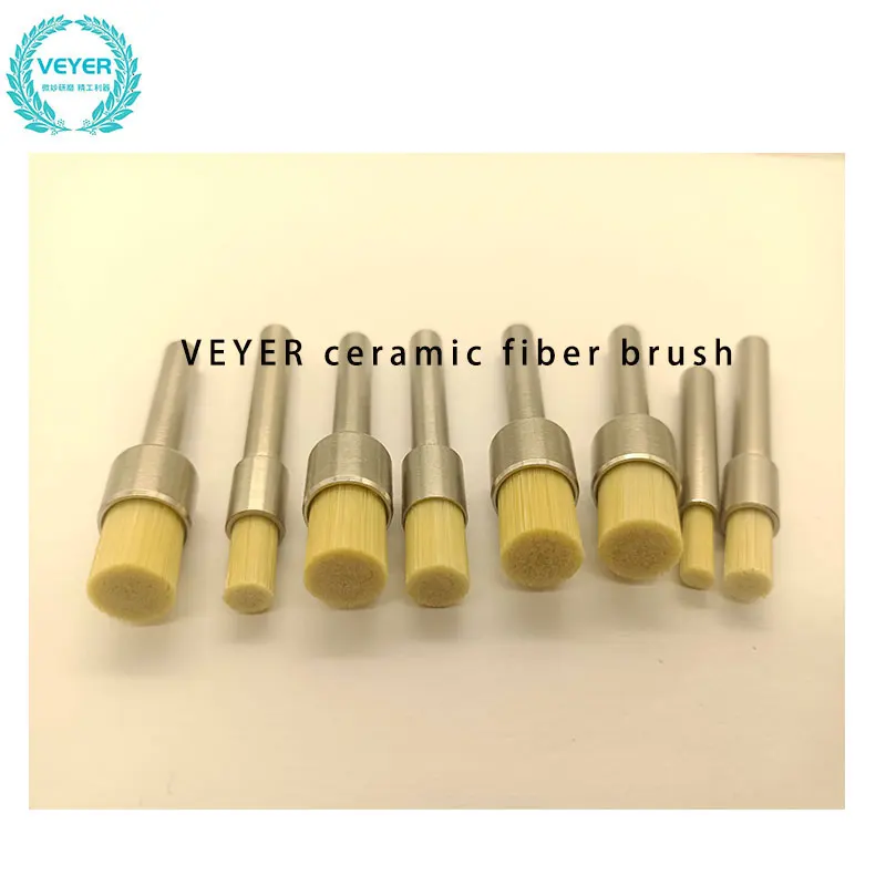 [Wholesale]10pcs VEYER Ceramic Fiber Brush Cleaning Drill Brushing New Energy Car Motor Polishing Remove Cut Marks