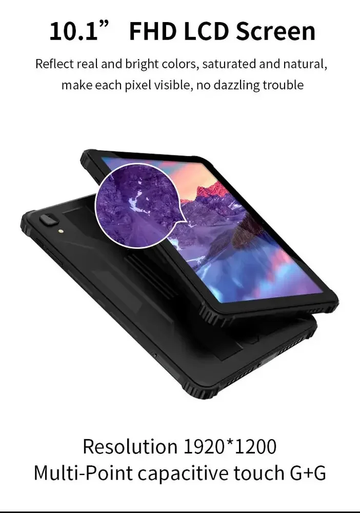 10.1 بوصة 1200*1920 شاشة تعمل باللمس أندرويد 12 OS كمبيوتر لوحي متين مقاوم للماء #6
