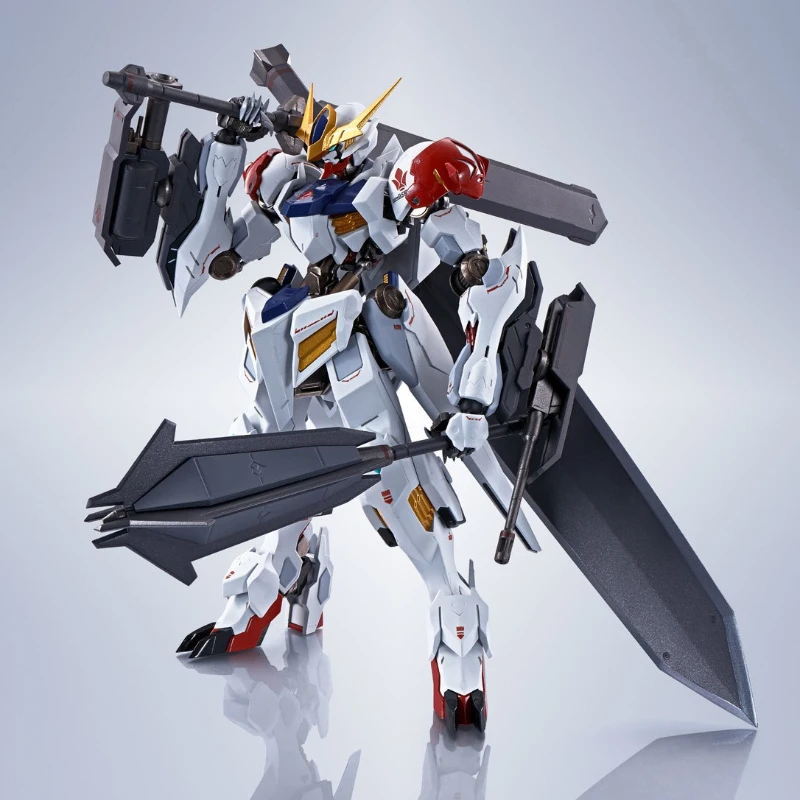 BANDAI Original MR serie ASW-G-08 Gundam Barbatos Lupus Anime figura de acción montaje adorno de escritorio juguetes modelo coleccionable