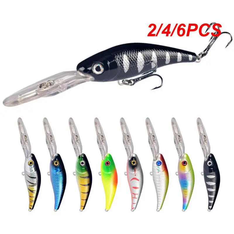 2/4/6PCS Fishing Lure Durable Design Highly Effective Professional Grade Popular Innovative Design Bestseller