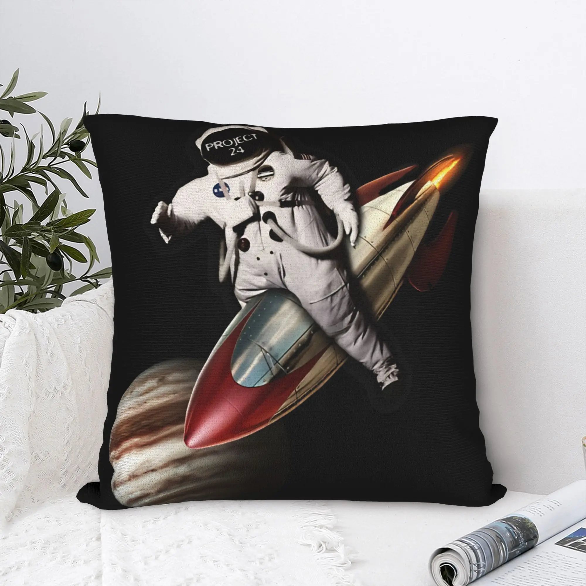Space Man Pillowcases Project Hail Mary Funny Pillow Case For Sofa Home Decoration Print Pillow Cover